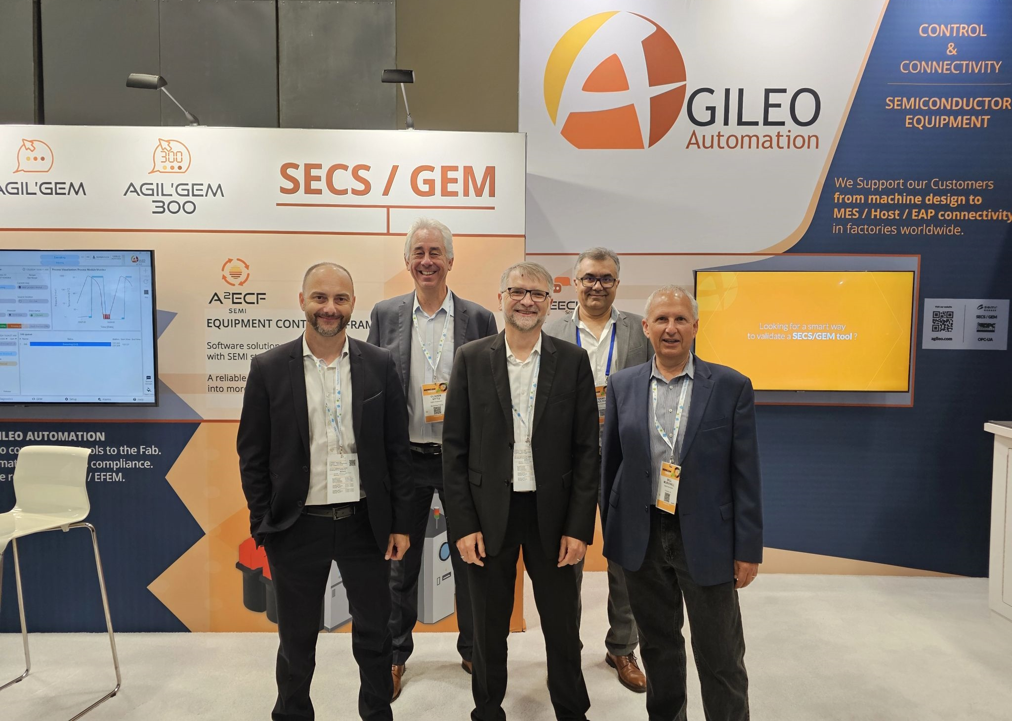 Agileo SEMICON West 2024 team at booth