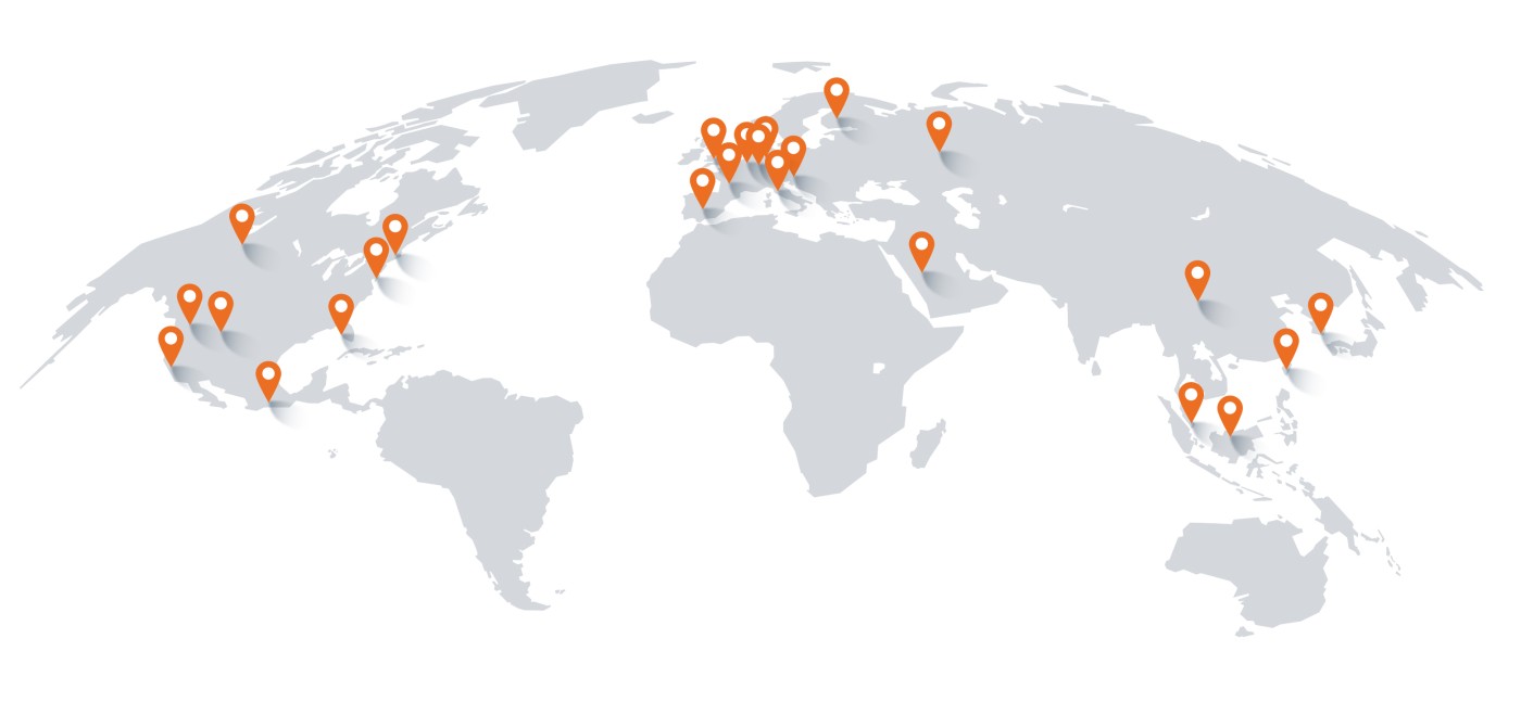 Agileo solutions locations worldwide